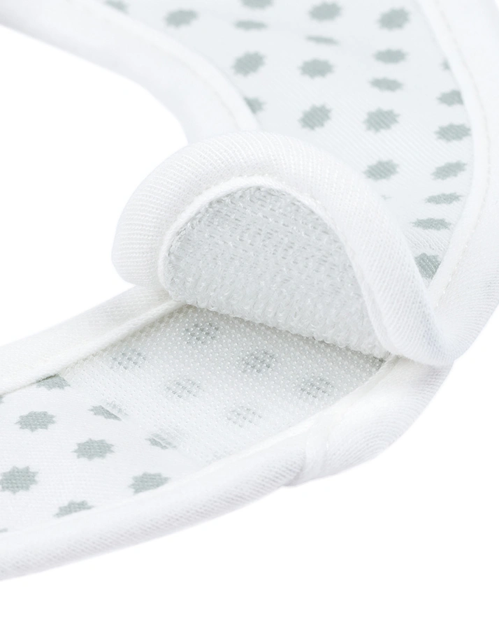 Lätzchen LITTLE CHUMS CAT 5er-Pack in grau/weiß