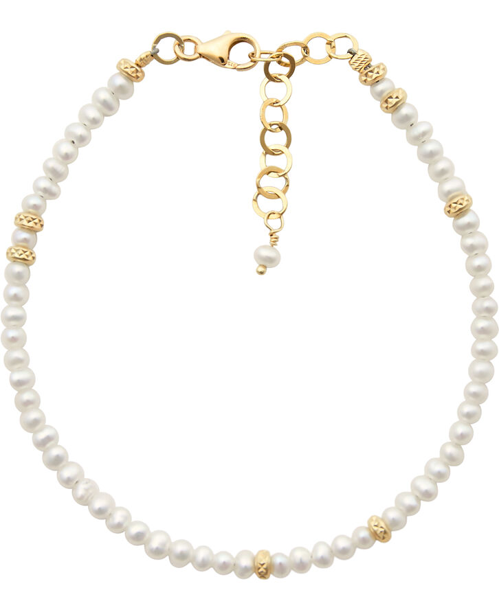 BeChristensen Lauren Pearl Bracelet - Gold Gp