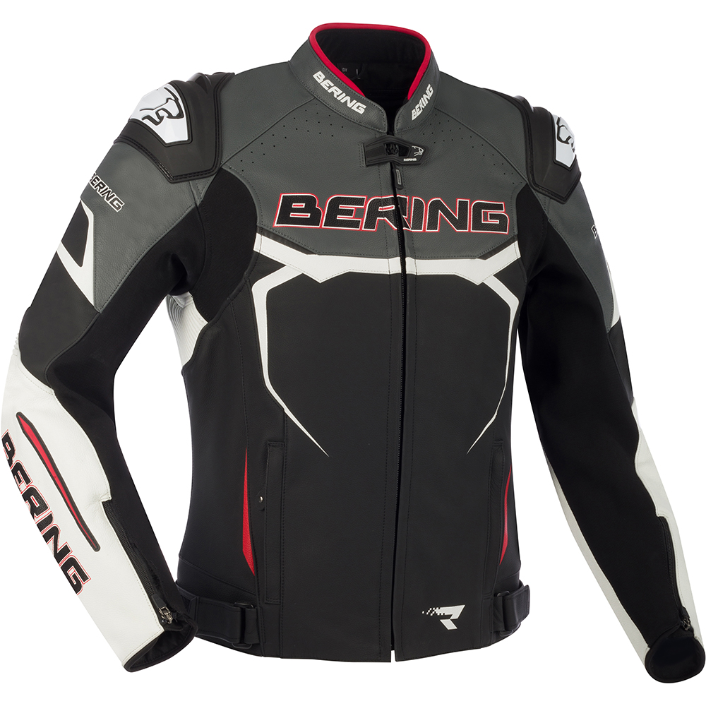 Bering - Blouson Fight-R Noir / Gris / Blanc / Rouge