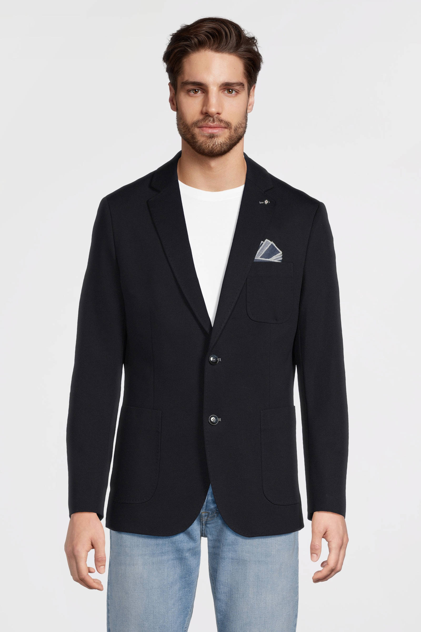 Blue Industry regular fit colbert dark navy