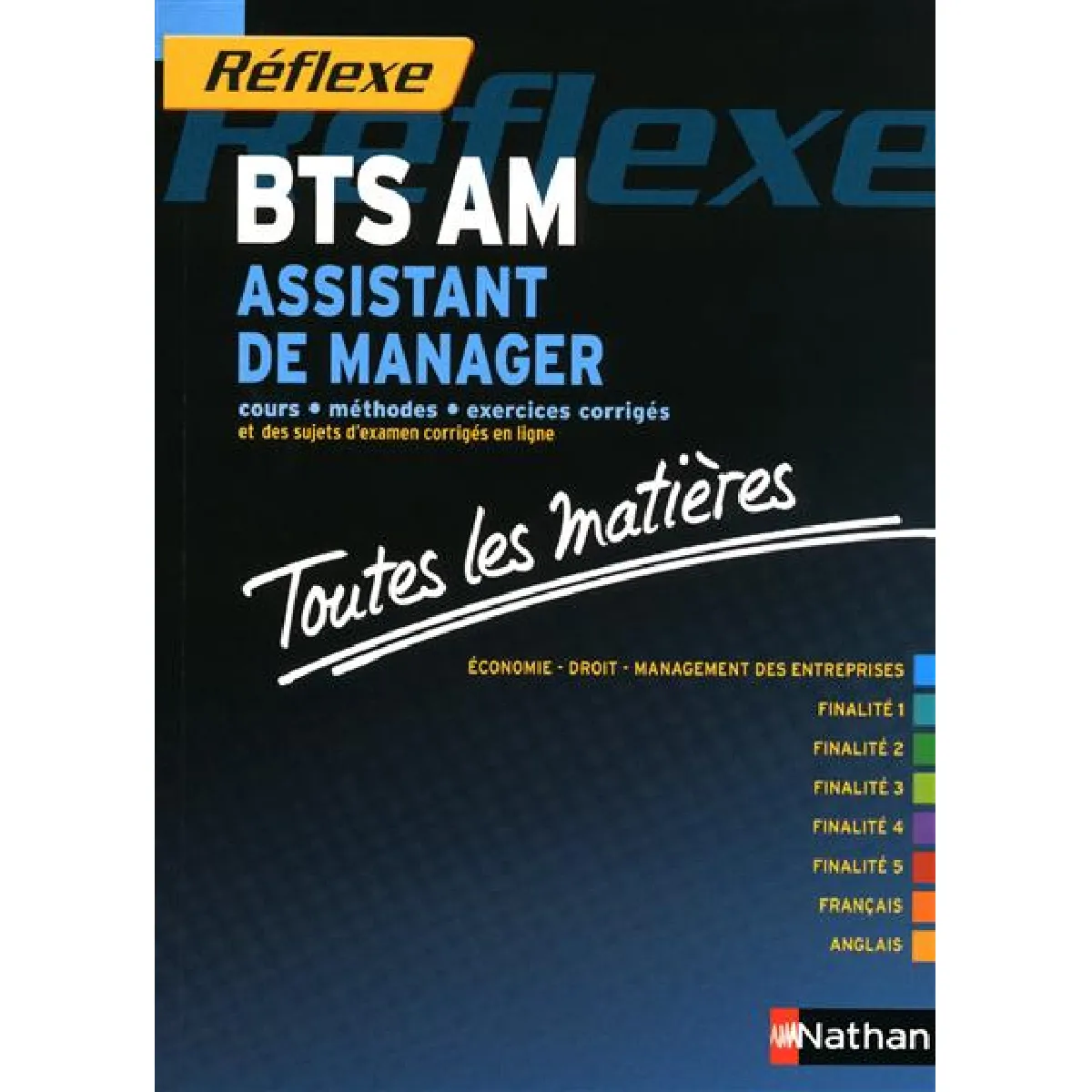BTS AM, assistant de manager : cours, méthodes, exercices corrigés et des sujets d'examen corrigés en ligne : toutes les matières · Occasion