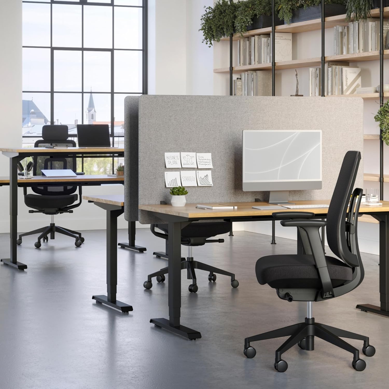 Ergotopia PureBack ergonomischer Bürostuhl – Schreibtischstuhl ergonomisch mit 4D-Armlehnen & Synchronmechanik – Bürostuhl ergonomisch Testsieger – Bequemer Büro Drehstuhl für gesundes Sitzen