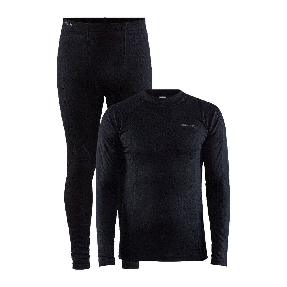 Craft CORE WARM BASELAYER - Ensemble Homme black