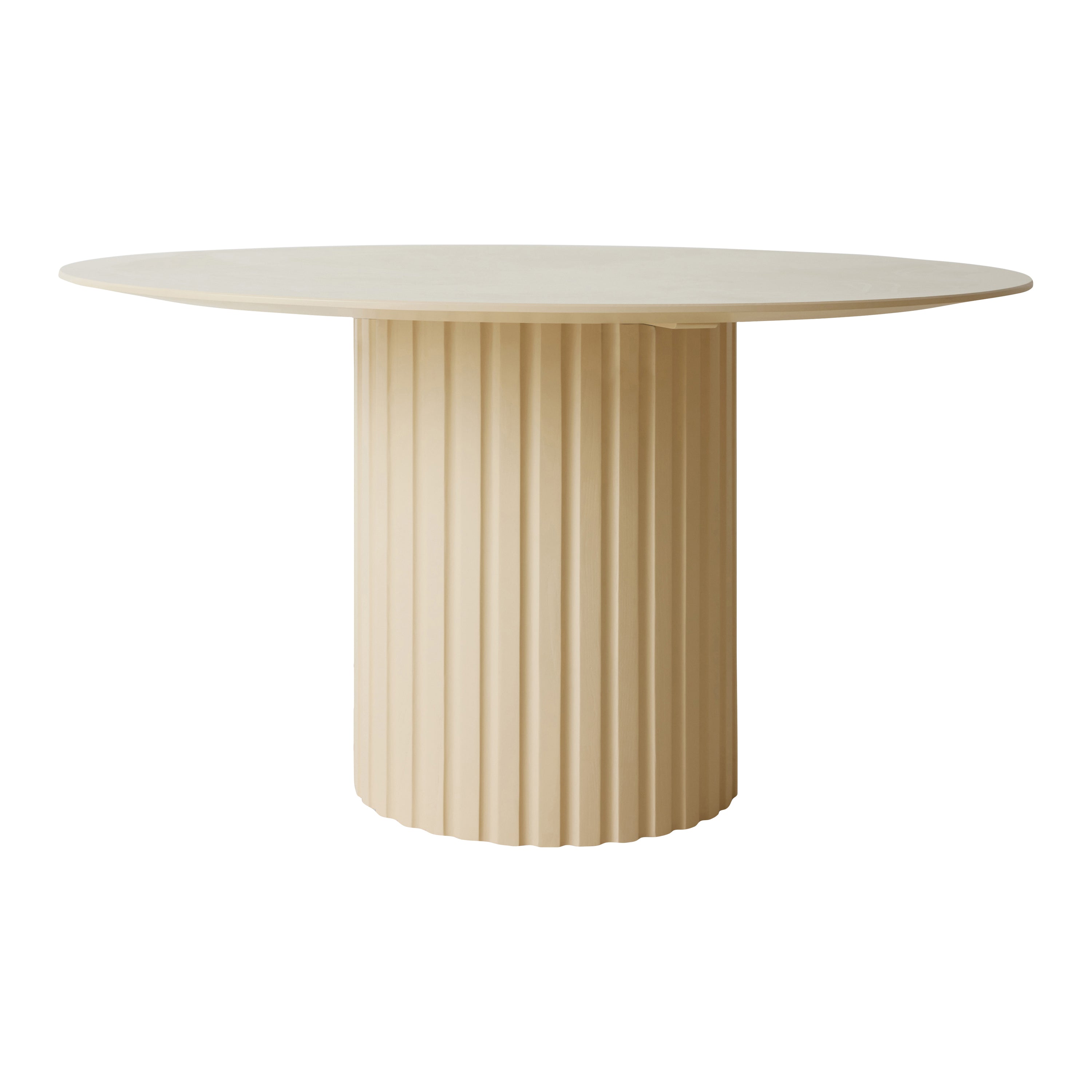 HKliving Pillar Eettafel - Ã 140 cm - Cream
