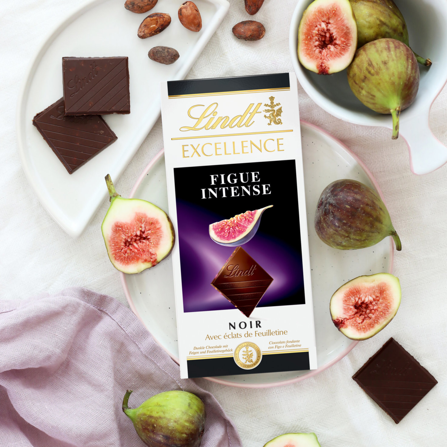 Lindt Excellence Dunkel Feige Tafelschokolade