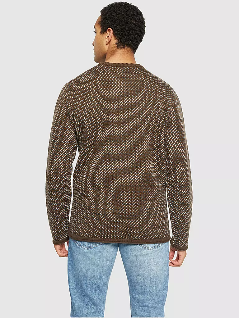 KNOWLEDGE COTTON APPAREL Pullover  braun