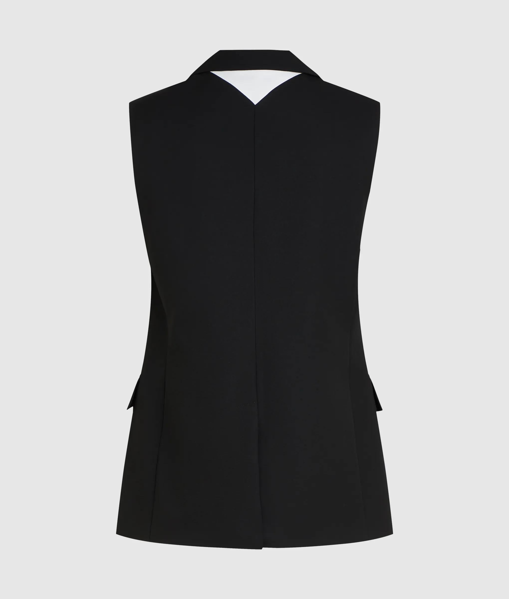 Zwart-wit op maat gemaakt gilet