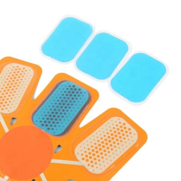 2-pack gel-pads til EMS-trener elektronisk muskelstimulator