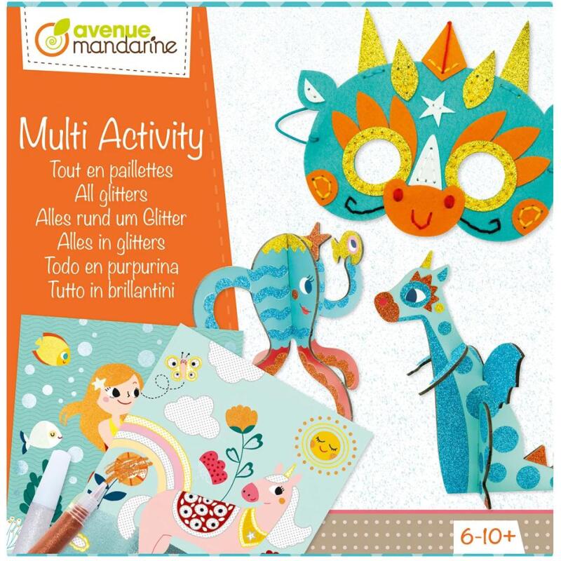 Coffret créatif, Multi Activity, Tout en paillettes - Multicolore