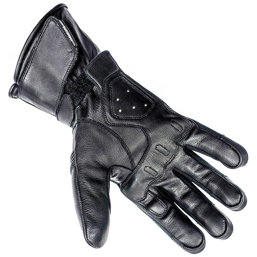 Helstons - Gants Titanium Hiver Cuir Noir
