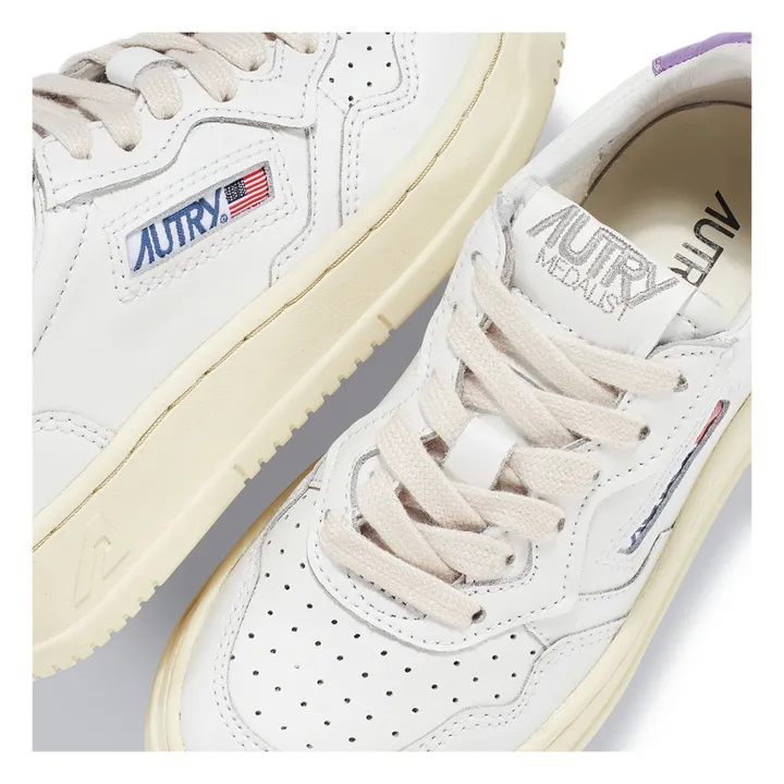Autry Baskets Kids Medalist Low Cuir | Lilas