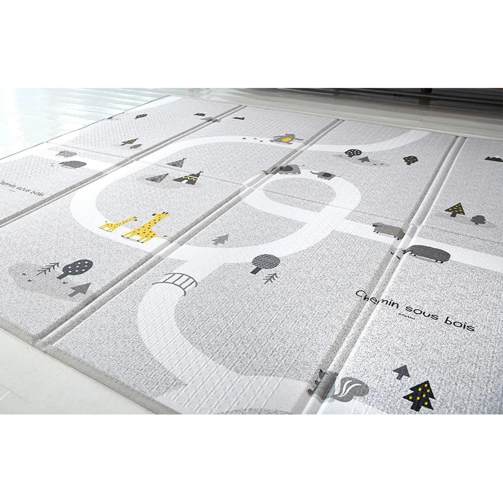 Parklon Tapis de Jeux Portatif - Chemin Sous-Bois