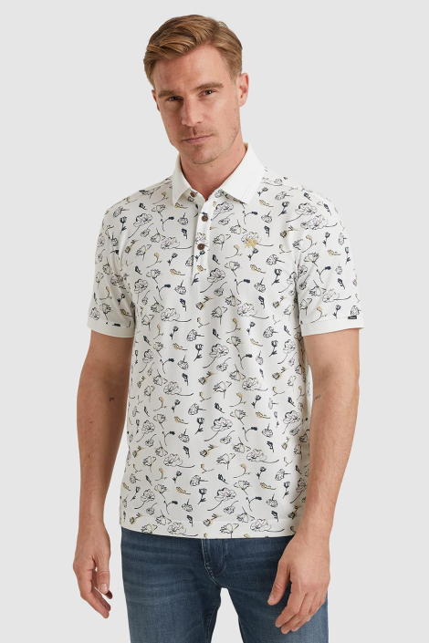 Vanguard witte heren polo