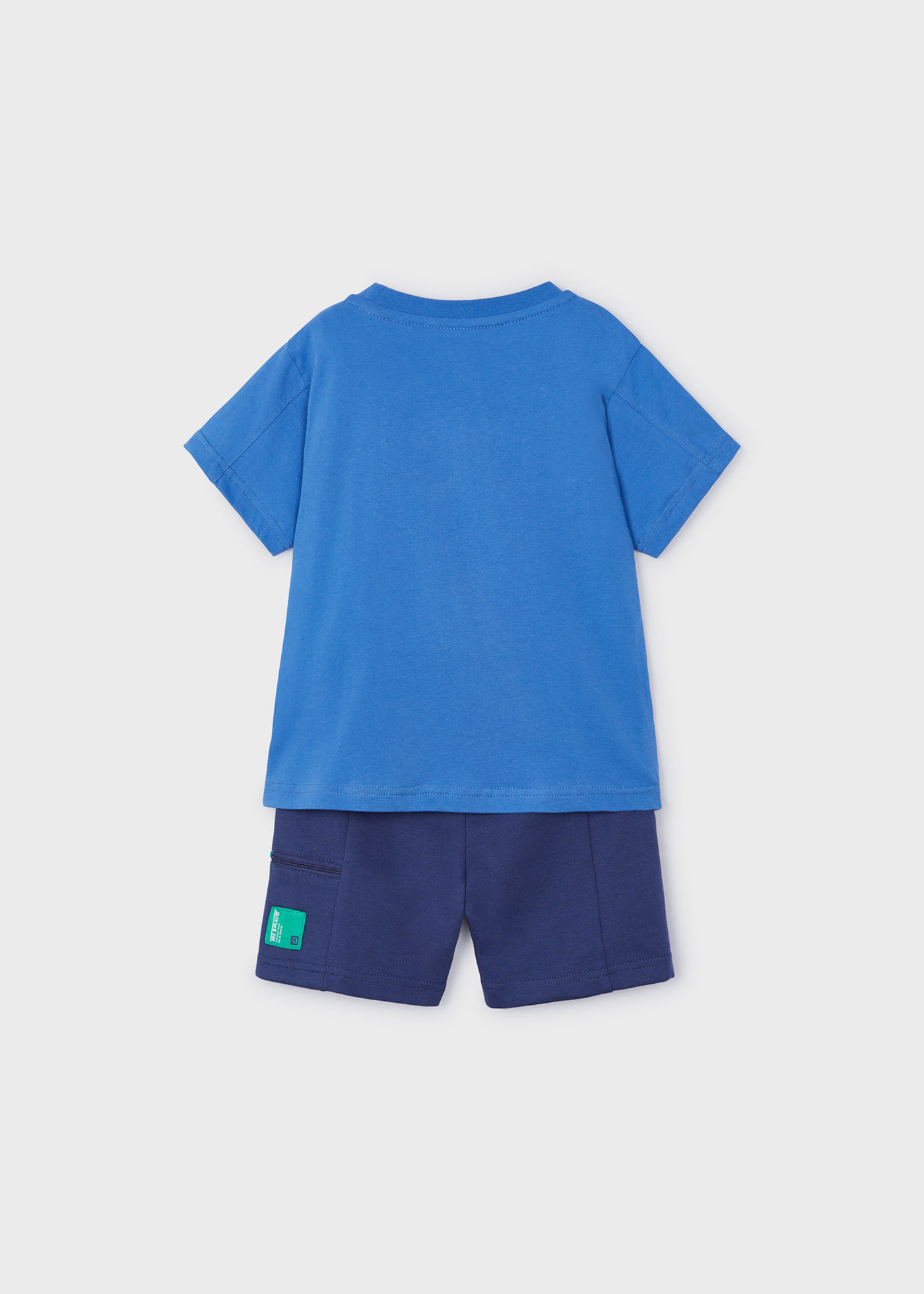 Conjunto de 2 peças com mensagem para menino, branco