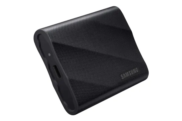 Samsung T9 MU-PG4T0B - SSD - krypteret - 4 TB - ekstern (bærbar) - USB 3.2 Gen 2x2 (USB-C stikforbindelse) - 256-bit AES - sort