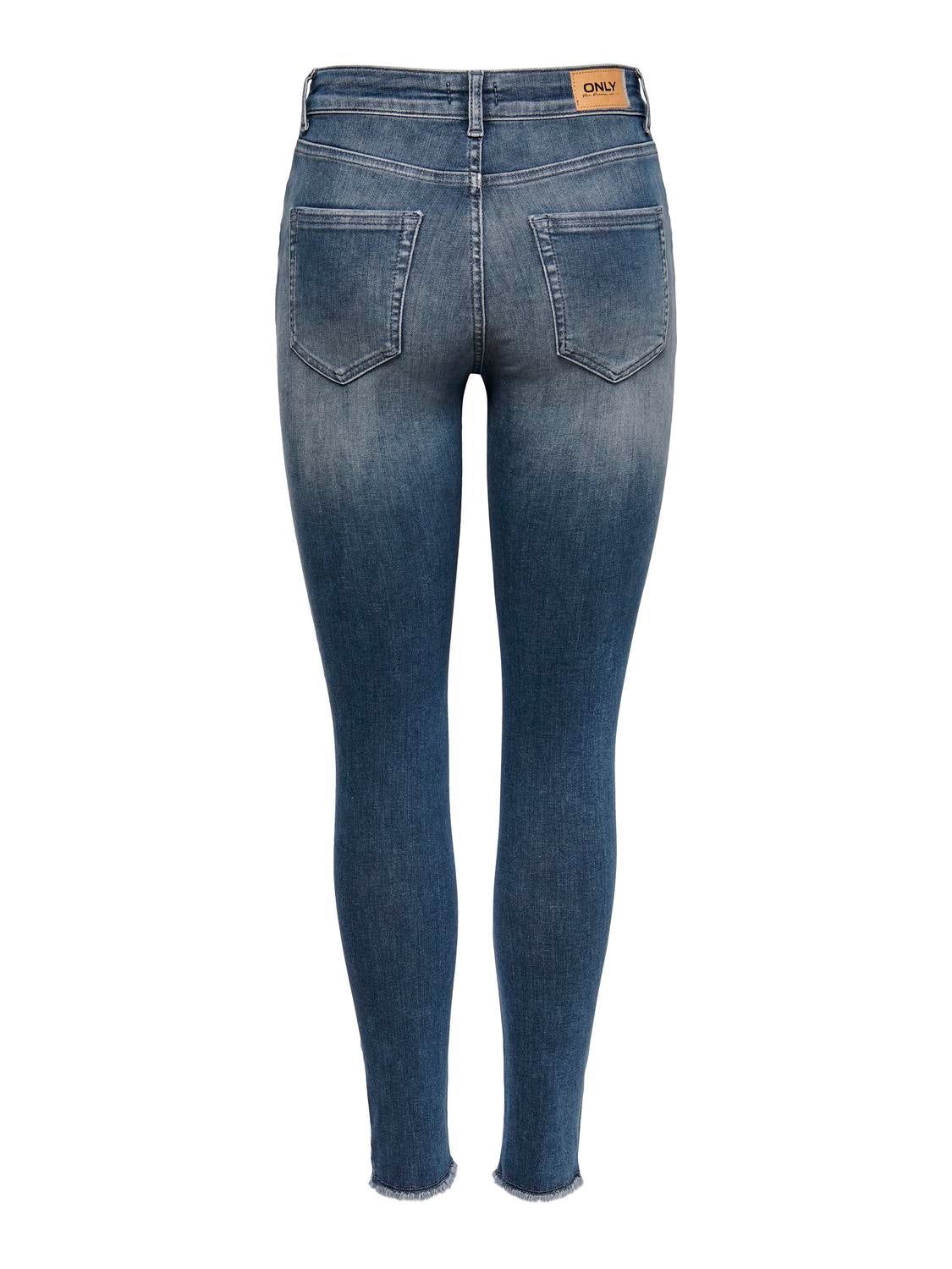 ONLBLUSH Mittlere Taille Skinny Fit Jeans Special Blue Grey Denim