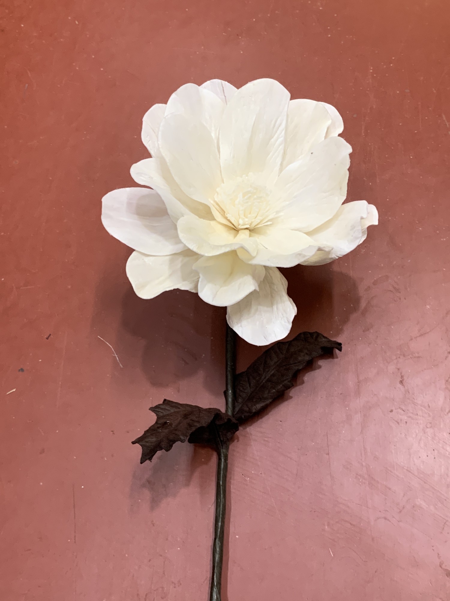 Kunstblume 'Weiße Magnolie', L 76 cm, Ø 18 cm von fischer's lagerhaus