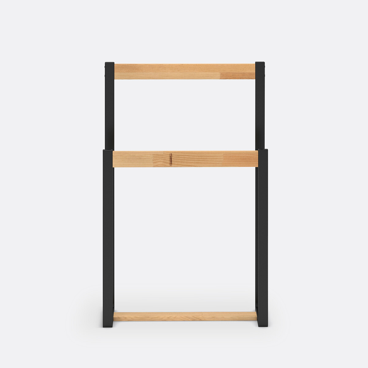 LA REDOUTE INTERIEURS<br>Porta-toalhas em metal e madeira de pinho, Hiba