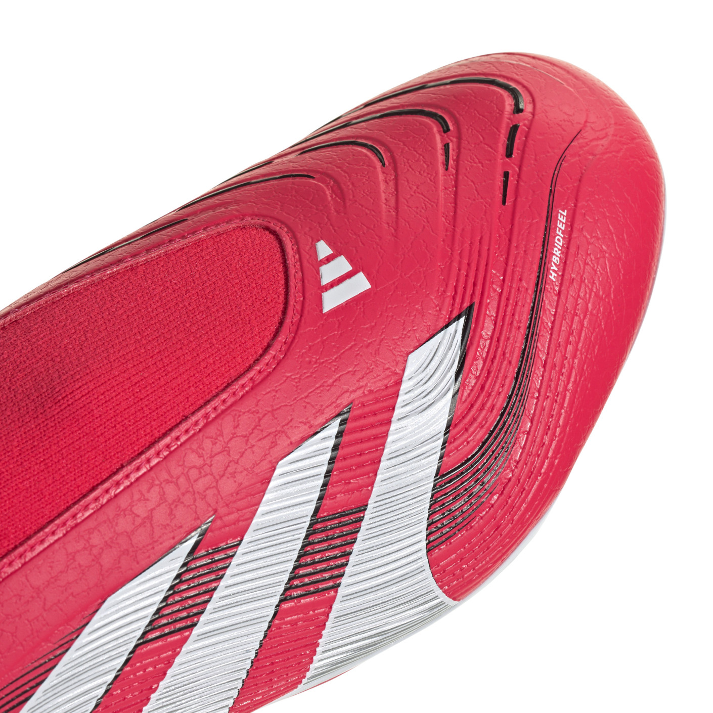 Adidas Predator League Veterloze Gras / Kunstgras Voetbalschoenen (MG) Rood Wit Zwart
