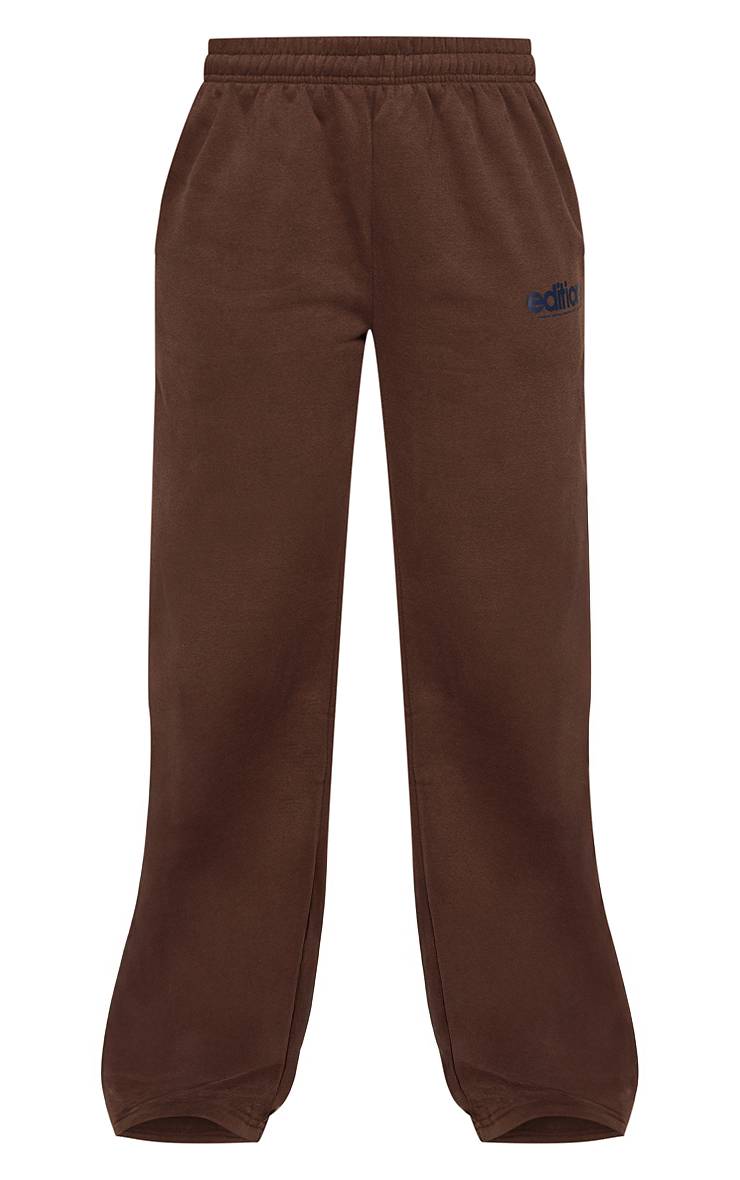 Chocolat Jogging Jambe Droite Imprimé Editions
