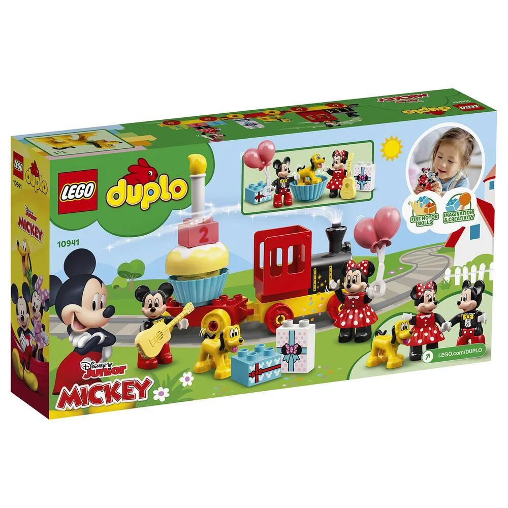 LEGO®DUPLO®DISNEY™ 10941 - MICKEY ET MINNIE LE TRAIN D'ANNIVERSAIRE