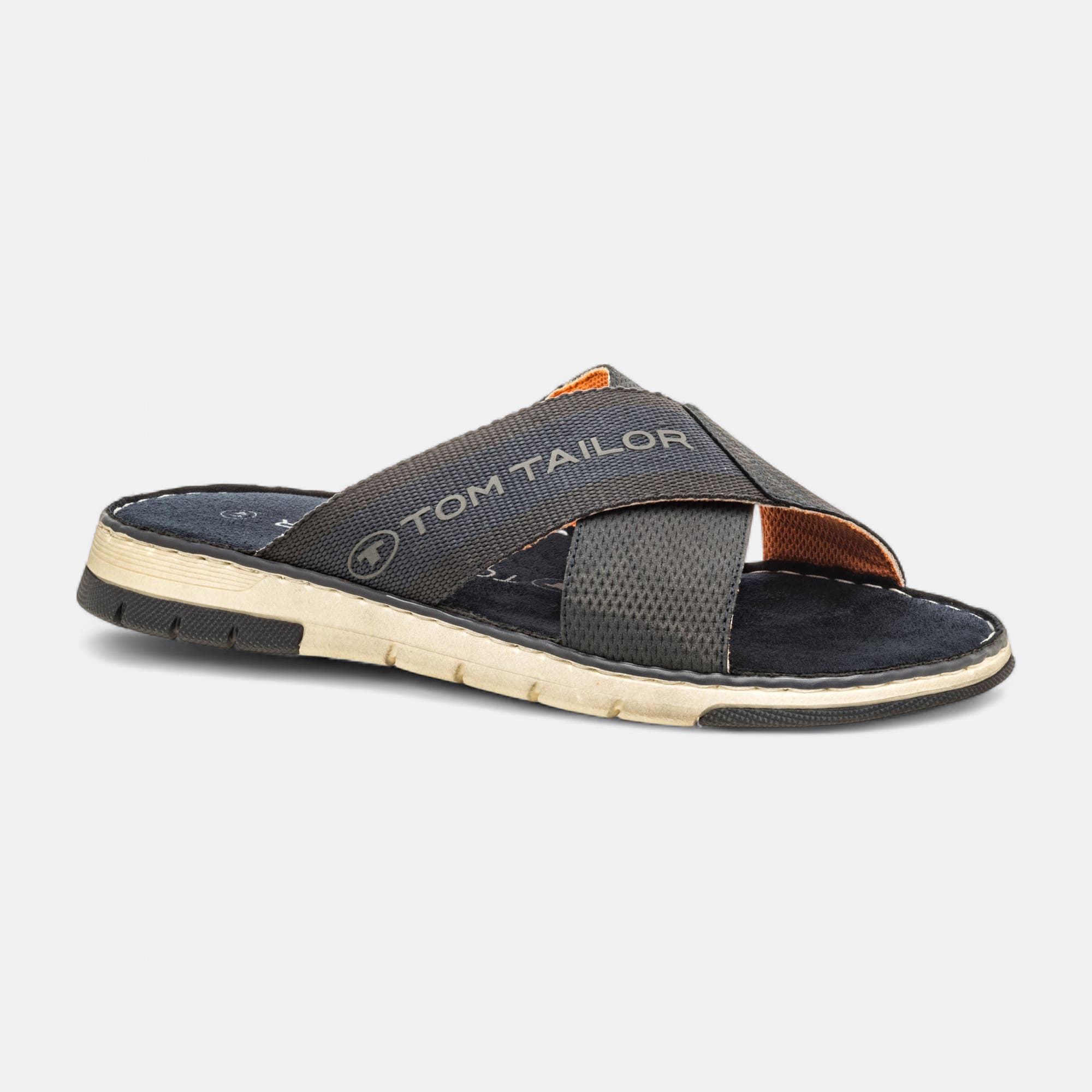 Mules Homme bleu marine