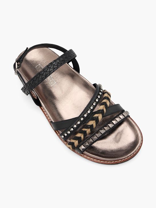 5th Avenue Sandale Schwarz