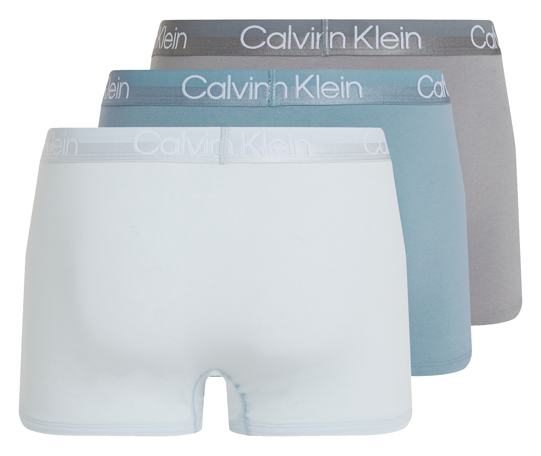 Lot de 3 boxers en coton mélangé | Bleu