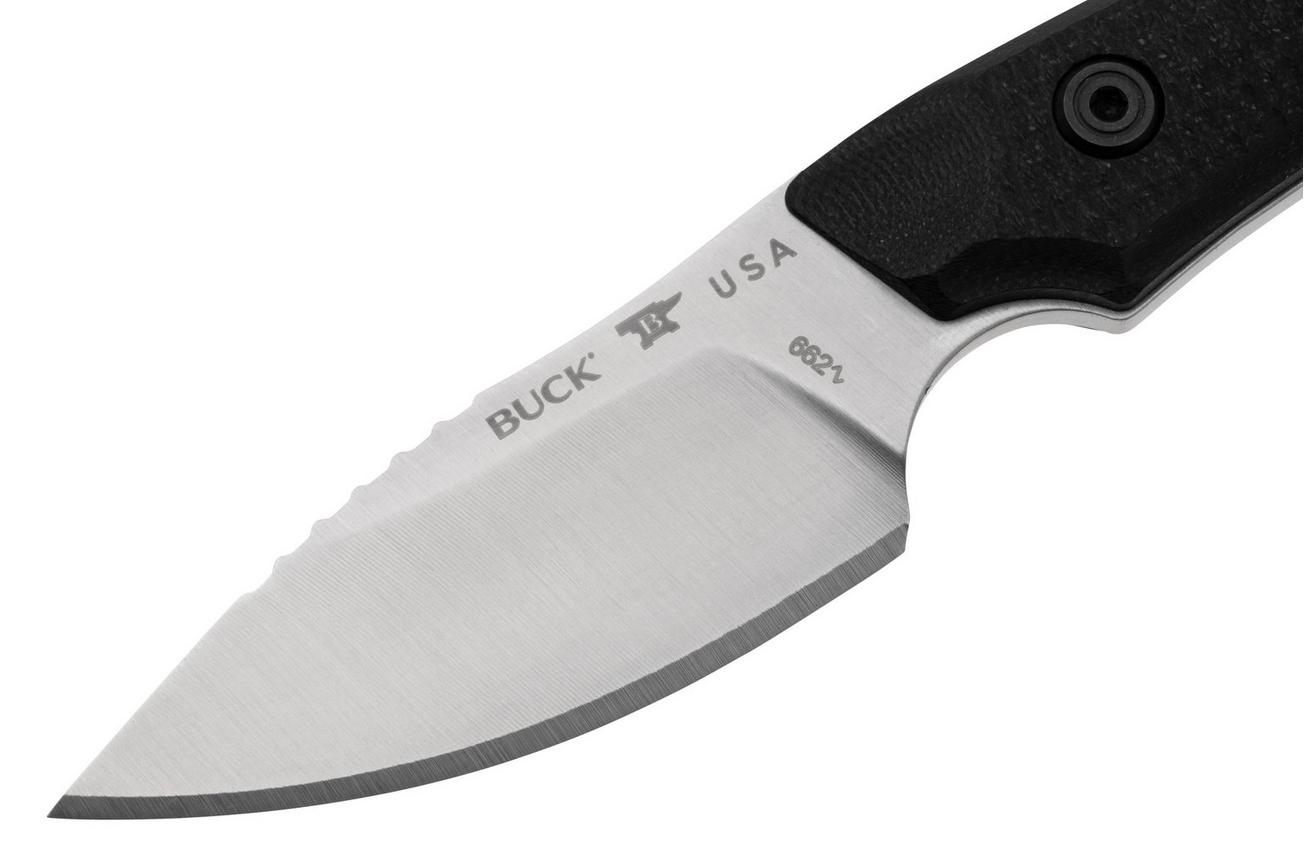 Buck Alpha Scout Elite 662BKS Magnacut, Black G10, vaststaand mes