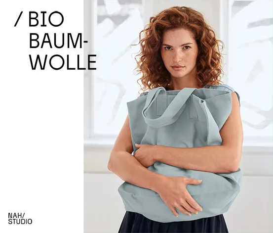 NAH/STUDIO Shopper | Bio-Baumwolle, Stormy Grey