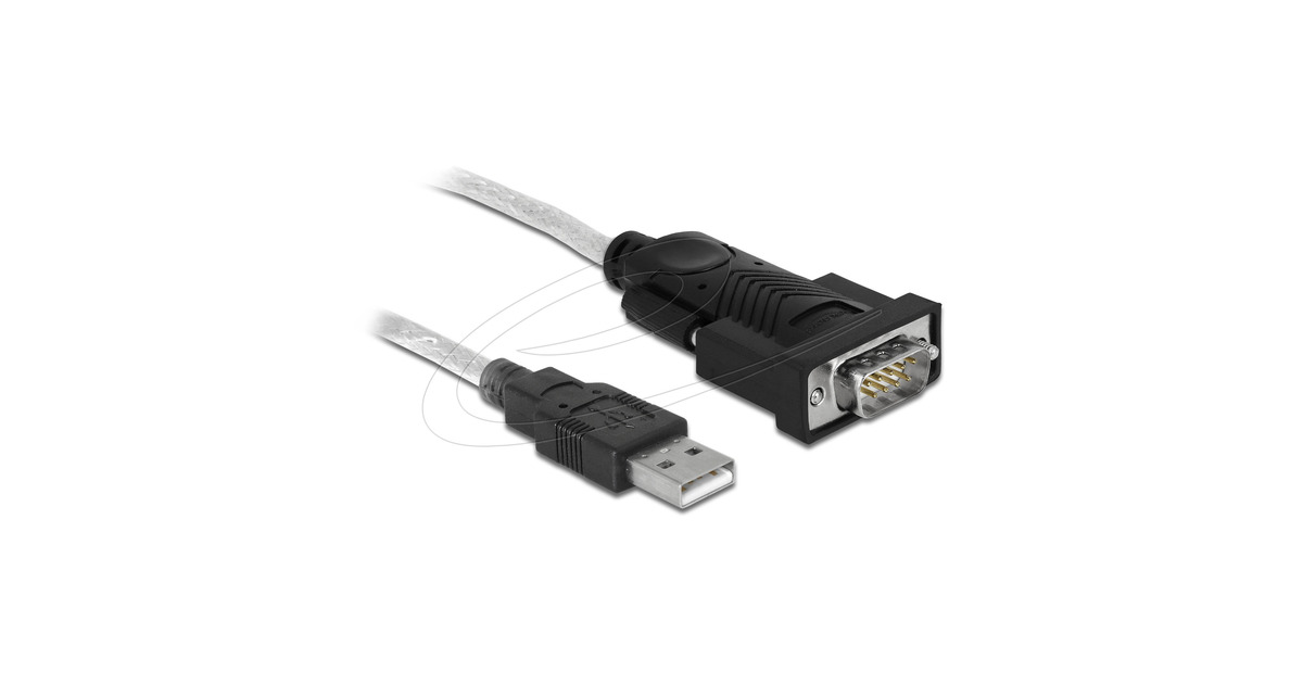 DeLOCKAdapter USB 2.0 Type-A > 1 x Serial DB9 RS-232 + Adapter DB25  (1.8 meter)