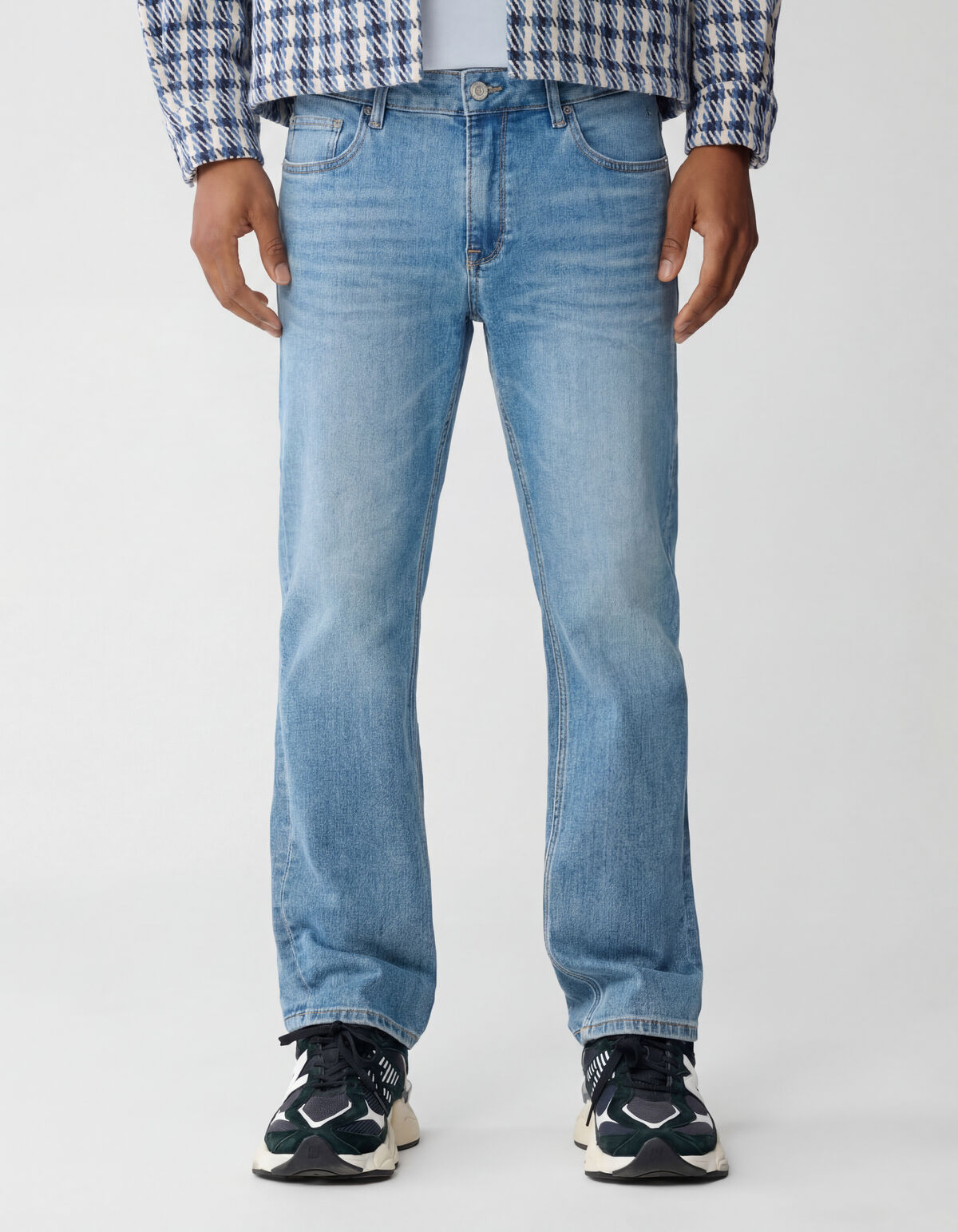 Slim Straight Fit Jeans Blauw L34
