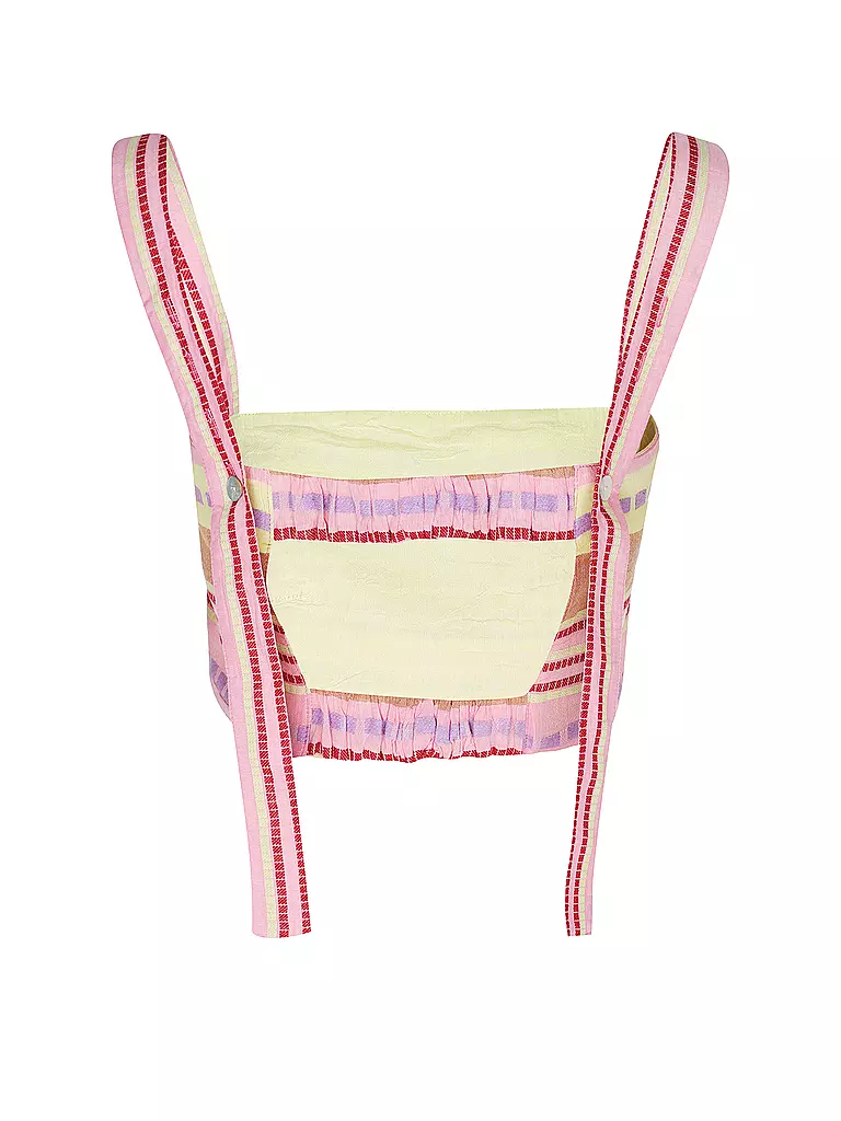 PEARL & CAVIAR Top Cropped Fit ZAKAR pink