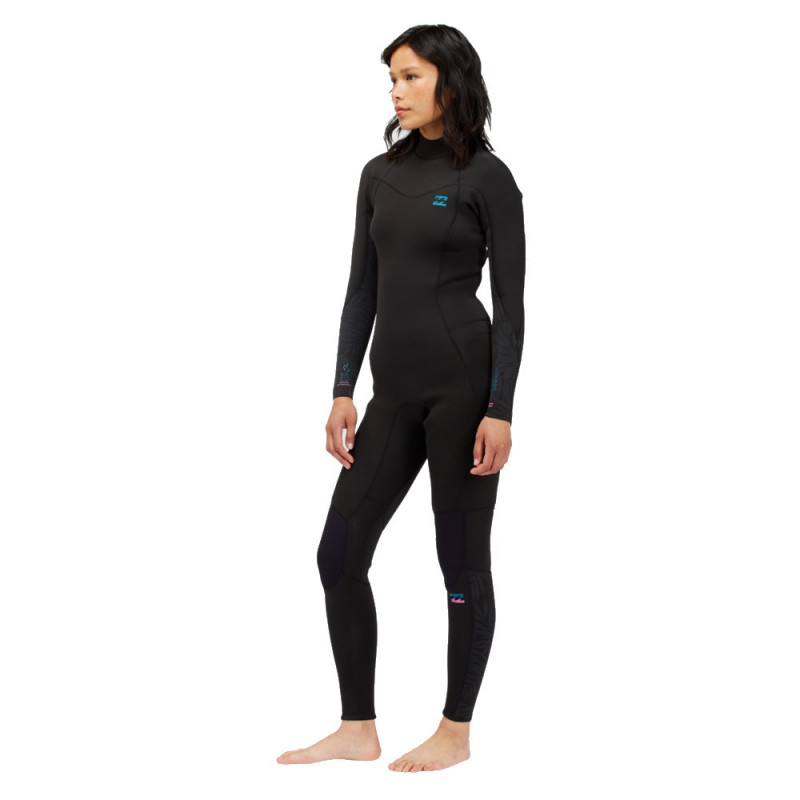 Combinaison Femme Billabong Synergy 3/2 backzip noir