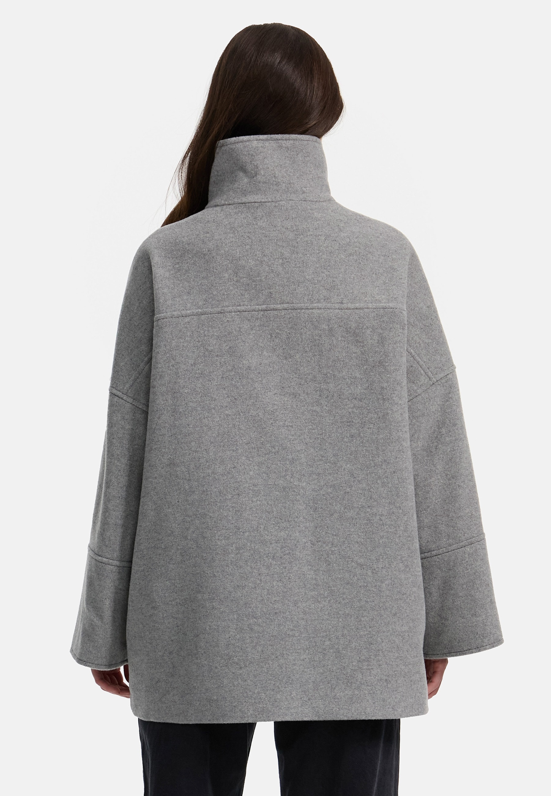 MANISA Winterjacke ohne Kapuze mit Taschen