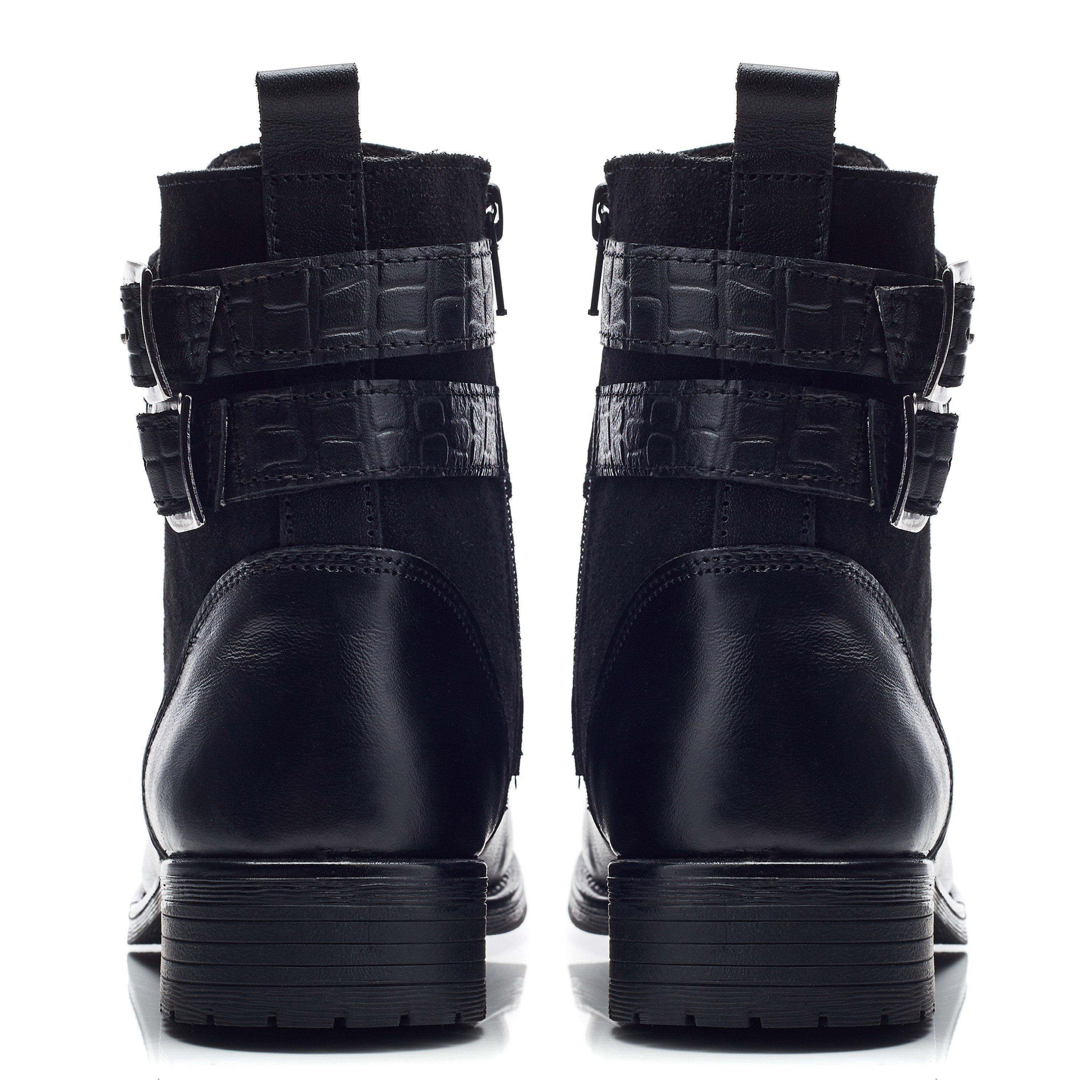 Moda in Pelle Mauvaise Leather Boots