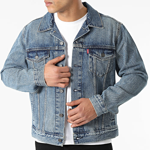 Veste Jean Trucker 72334 Bleu Denim