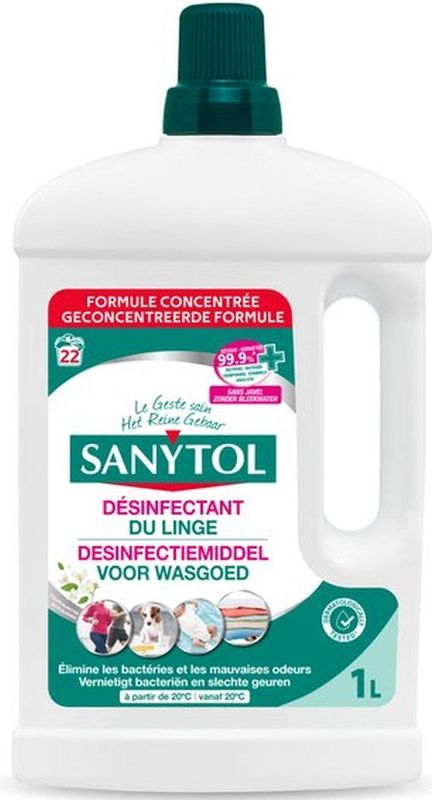 SANYTOL Desinfectiemiddel Voor Wasgoed - Witte Bloemen - 1L