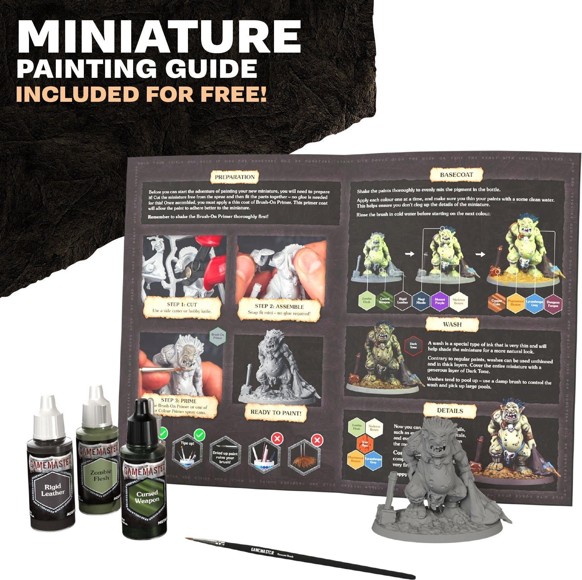 The Army Painter  GameMaster: Wandering Monsters Role-Playing Paint Set    Kreatives Paint Set für Monster-Miniaturen & RPGs
