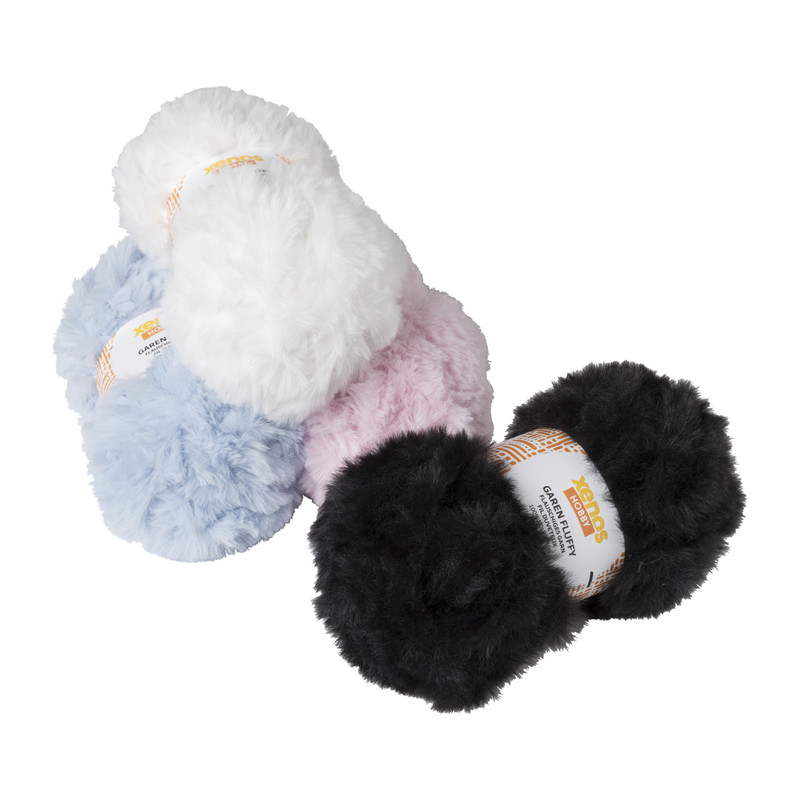 Garen fluffy - roze - 50 gram