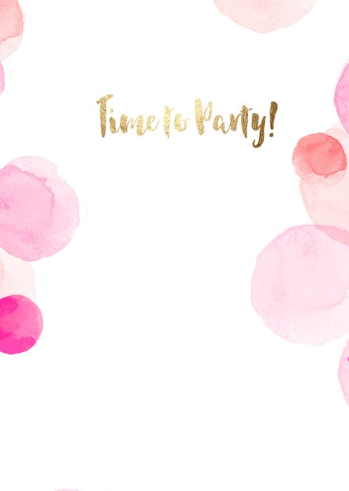 HotchPotch | Verjaardag | Uitnodiging | Vrouw | Vrolijk | Roze