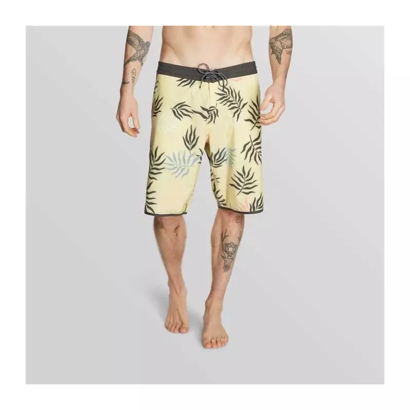 Boardshort MYSTIC Leaf Movement Pastel Yellow