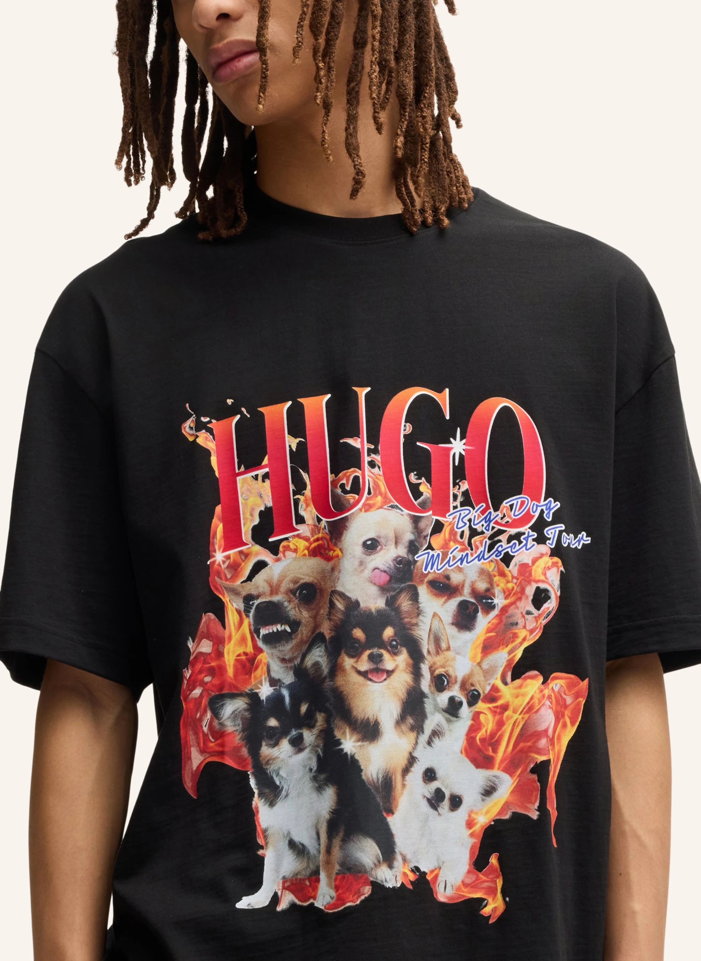 HUGO T-Shirt DUGIE Oversize Fit