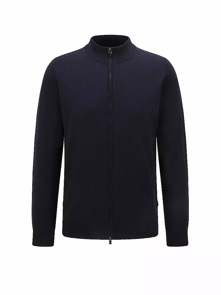 BOSS Strickjacke Balonso  dunkelblau