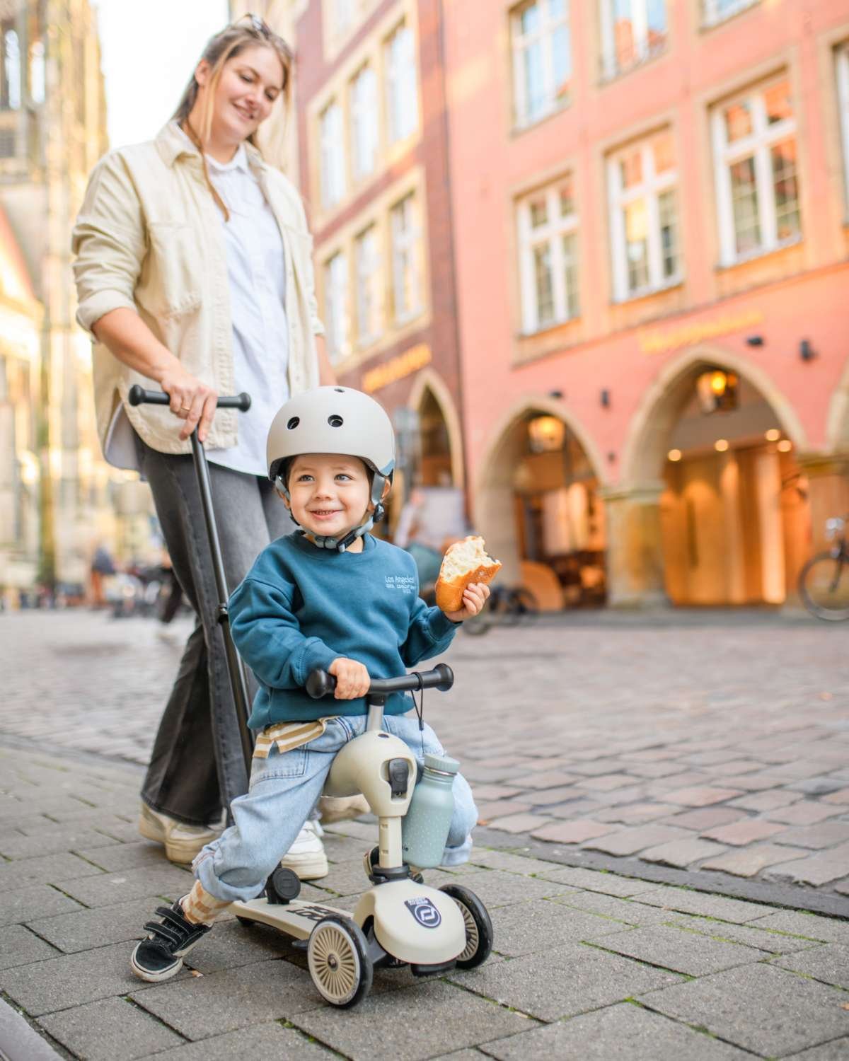 Sparkesykkel og Løpesykkel M/ Foreldrehåndtak | Scoot and Ride Highwaykick 1 Push & Go – NYHET