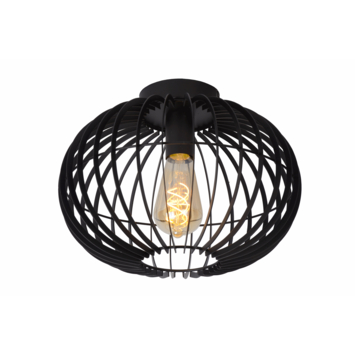 Lucide Reda Plafonnière zwart H24cm
