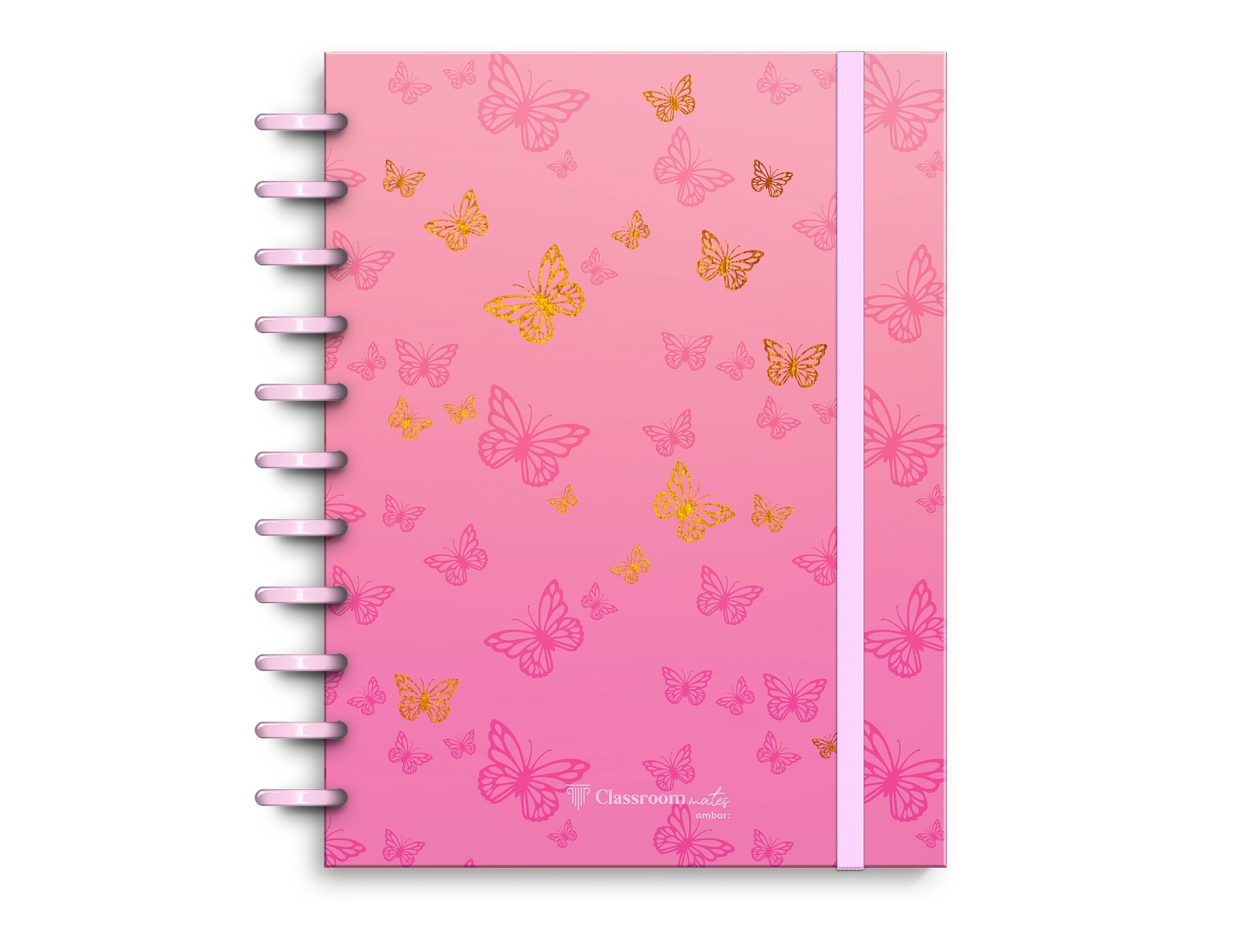 CADERNO ECOSMART A4 AMBAR G.PARADISE POLIPROPILENO 100 FOLHAS 100G