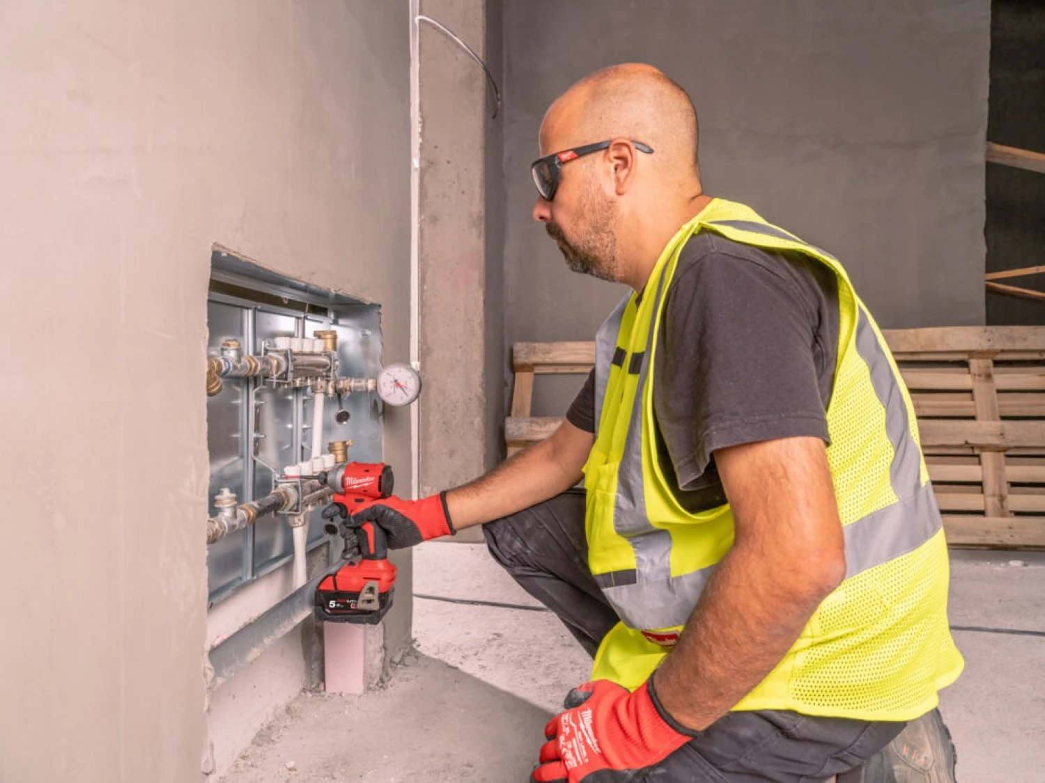 Milwaukee M18 BLIDRC-402C 18V Li-ion accu slagschroevendraaier (2x 4.0 Ah accu) set in koffer - 190Nm