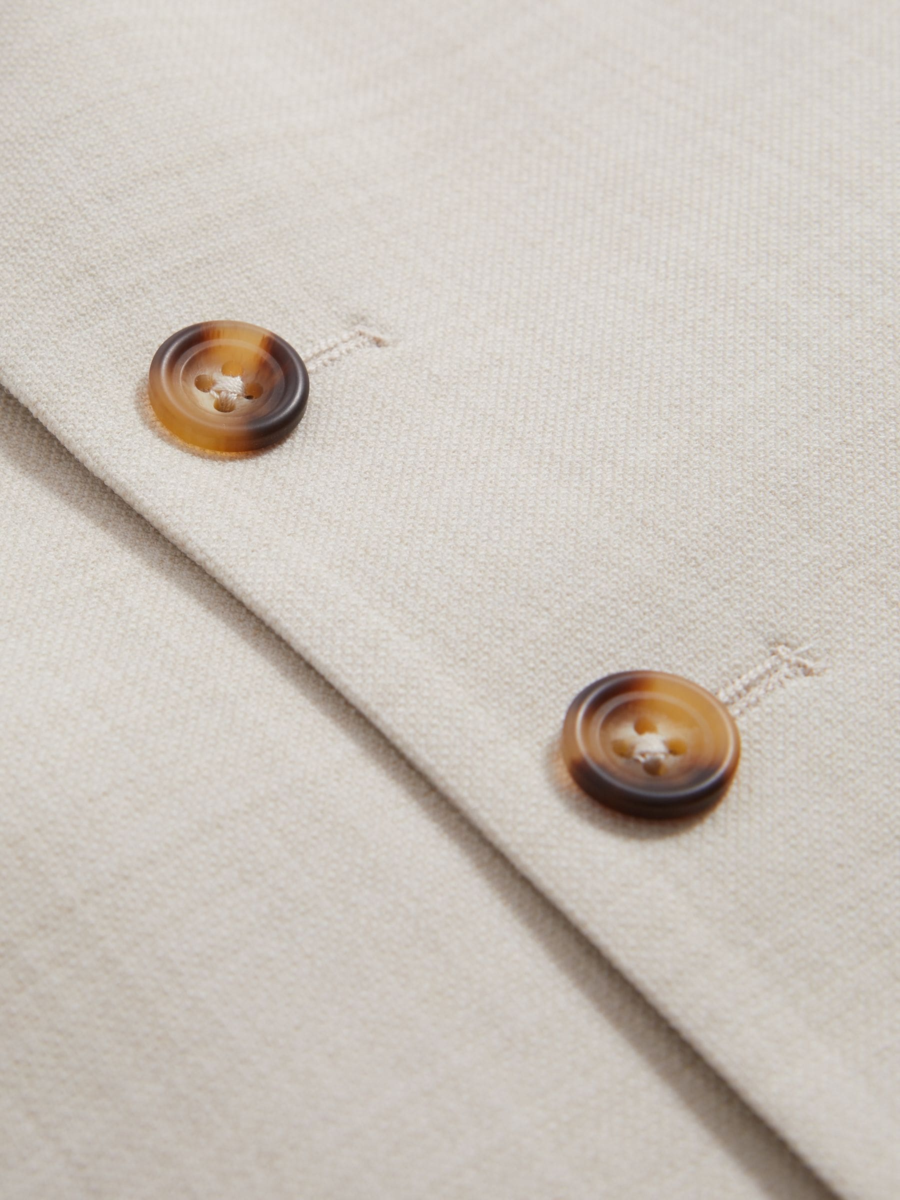 Reiss Belmont W slim-fit herenvest met enkele rij knopen