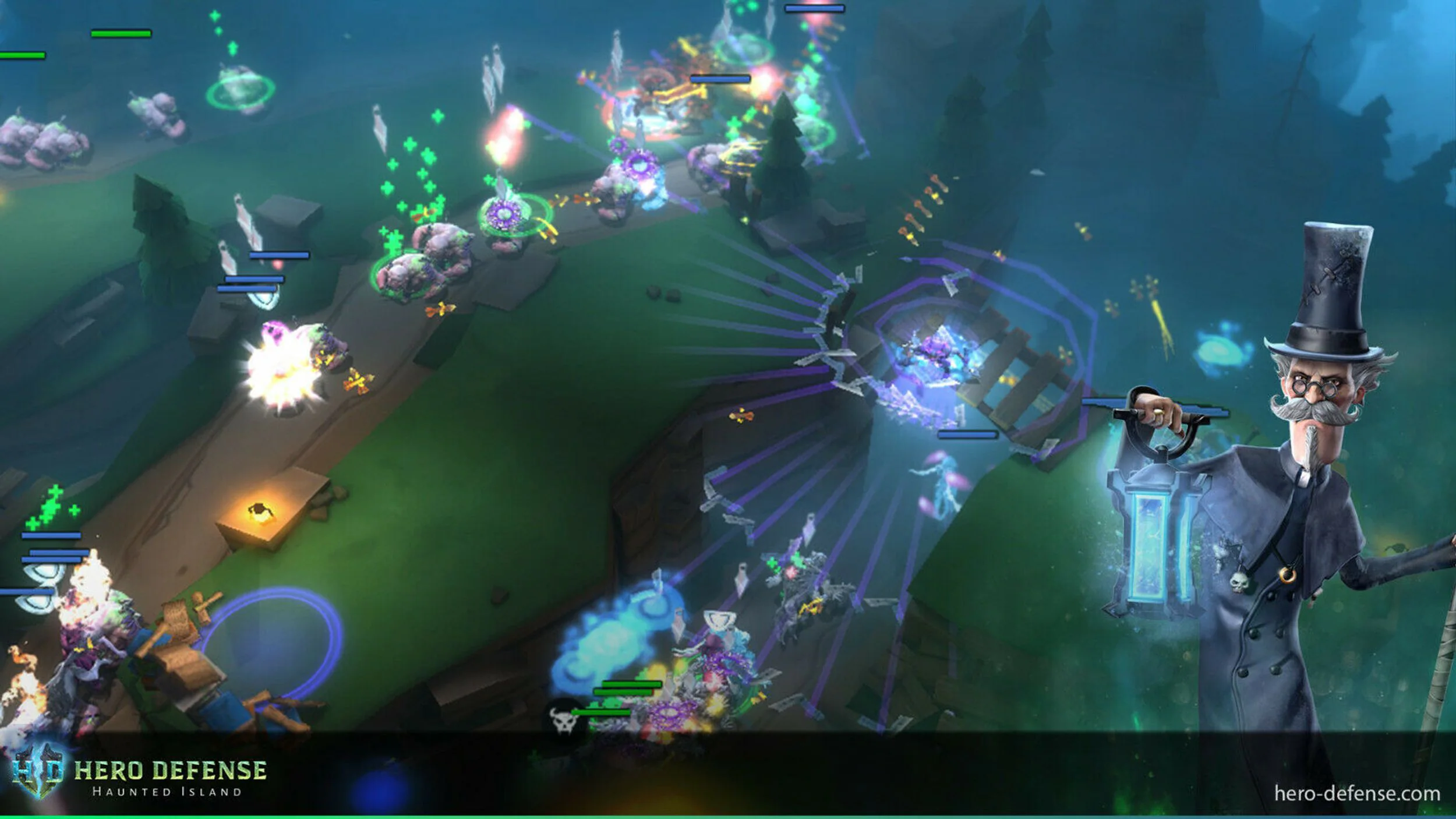 Hero Defense: Haunted Island